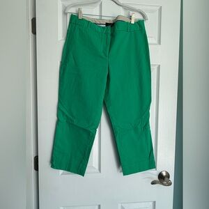 Talbots Green Cropped Pant